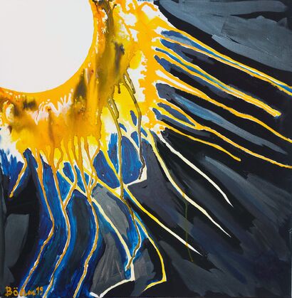 Wo der Sonnenwind das Fliegen leicht vergisst - a Paint Artowrk by Matthias Maria Boehm